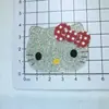 Nuevos dijes acrílicos estilo coreano plateado brillante de gato para fundas de teléfono DIY, decoraciones de zapatos, imanes de nevera, pinzas para maquillaje y pegatinas de materiales