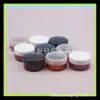 10g caja redonda de plástico color té para crema, caja redonda de plástico PS para botella de té, embotellado de prueba de mascarilla para el cabello, 10ml