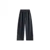 Traje de Pantalón Casual de Pierna Recta con Chaqueta Casual de Manga Corta, Versátil, Primavera, Nuevo, Holgado, Retro, Moderno, Atractivo