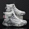 Botas de Nieve para Hombre Invierno Forradas de Felpa Engrosadas Cálidas Impermeables Antideslizantes Botas Martin para Exteriores de Caña Alta Zapatos Grandes de Algodón del Noreste para Hombre