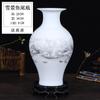 Adornos de Jarrón de Cerámica de Jingdezhen para Sala de Estar, Arreglos Florales, Decoraciones de Estilo Chino, Jarrones de Porcelana, Jarrones Decorativos, Jarrones de Melón de Invierno, Flores Secas