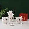 Evento de Apertura de Taza Cerámica Creativa de Año Nuevo Taza Pequeña de Regalo Promocional Taza de Agua Publicitaria Taza de Leche Impresión de Logo