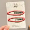 Pinzas para el Cabello Bordadas con Flores para Niñas Nuevas de Alta Gama Pinzas BB para Flequillo Lateral para Niñas y Bebés Lindos Accesorios para el Cabello