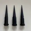 Agulha de Aplicação Preta 100/Pacote Bico de Aplicação TT Chanfrado Totalmente Plástico Bloqueador de Luz Sem Sombra Cola Cola UV Ponta de Agulha