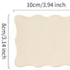 Piezas de Madera Irregulares en Blanco Sin Terminar para Manualidades DIY Posavasos Pintura Decoración Navideña para el Hogar Adornos