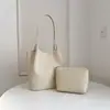 Bolsa de Balde Tecida Simples de Nicho Estilo Coreano Nova de Grande Capacidade para o Dia a Dia Ombro Único Manual Bolsa Tote de Alta Qualidade