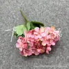 Pequeno Buquê Hortênsia Casamento Flores Artificiais Decoração de Casamento Arranjo de Flores Floricultura Materiais Florais Peônia Flores de Seda Fileiras de Flores Flores Decorativas