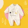 Macacão Novo para Bebê Primavera e Outono 2023 Macacão de Primavera para Menino Roupa de Fora Roupas para Menina Macacão de Manga Longa