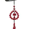 Pingente de Carro de Cinábrio para o Ano de Nascimento, Decoração de Carro de Lótus de Baixo Conteúdo, Acessórios de Carro de Alta Qualidade, Atacado do Fabricante