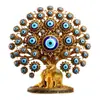 Adorno Colgante de Árbol Ojo Maligno Acrílico 2D para Decoración de Escritorio del Hogar y la Oficina, Monumento Arquitectura Retro Estilo Europeo Modelo Nuevo Exhibición
