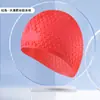 Gorro de Natación de Silicona para Adultos Gotas de Agua Moda Aumenta Unisex Protección para los Oídos Cabello Largo Gorro de Natación Salida de Fábrica