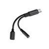 Cabo de áudio tipo C transfronteiriço para ouvir músicas e carregar dois em um, com suporte para uso simultâneo de conversor adaptador de fone de ouvido