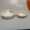 Vajilla de melamina tazón plano de 7 pulgadas tazón para ensalada plato frío tazón para arroz tazón para ensalada de melamina con estampado
