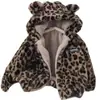 Ropa exterior para niños, nueva colección otoño/invierno 2026: tops engrosados para niñas, tops de invierno para bebés y suéteres con estampado de leopardo para niños