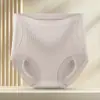 Calcinha Feminina Seamless de Peça Única, Cintura Alta, Controle da Barriga, Levanta Bumbum, Alta Elasticidade, Respirável, Canelada, Sem Marcas
