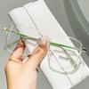 Nuevo Libro de Caperucita Roja Mismo Estilo Armazón de Lentes Anti Luz Azul Armazón Transparente Grande Adelgazante Moda Liso Espejo Plano