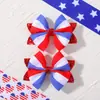 Amazon Conjunto de Presilhas de Cabelo com Laço para Crianças Dia da Independência Americana Conjunto de Acessórios de Cabelo Estrela e Listras Acessórios de Cabelo Fofos para Bebê