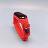 Reloj electrónico de muñeca medidor 3 luces rojas reloj electrónico de muñeca led niños hombres y mujeres deportes estudiante botón reloj de dibujos animados