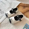 Zapatos de Princesa para Niñas Moda 2026 Primavera y Otoño Elegantes y Modernos Zapatos Pequeños de Cuero para Niños Mocasines de Suela Suave Zapatos Individuales Antideslizantes Zapatos de Rendimiento