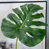 Decoración de bambú artificial paisaje bambú maceta grande ventana bienvenida sala de estar maceta pasillo pared de fondo planta verde de plástico parabrisas cifrado