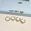 Anel Cruzado Zircônia Luxuoso Tendência, Mesmo Estilo de Blogueira, Anel de Moda de Luxo Nichado, Acessório Empilhável