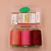 Caja de Costura Doméstica Práctica Set de Agujas e Hilo para Coser Bolsa de Costura Portátil para Estudiantes Caja de Almacenamiento de Buena Calidad Costura y Costura
