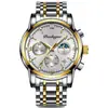 Boda berenjena nuevo impermeable luminoso multifuncional reloj para hombre estudiante moda coreana comercio exterior reloj de cuarzo