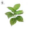 Plantas Verdes Artificiais Simuladas Transfronteiriças, Folhas de Feltro, Jiboia Platina, Decoração de Casa, Plantas Falsas em Vasos para Jardim, De Chão