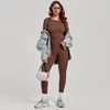 Macacão Europeu e Americano de Cor Contrastante com Gola Alta Meio Zíper Peça Única Roupas Fitness Femininas Roupas de Yoga para Esportes de Alta Intensidade 10122