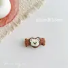 Broche de Tela Linda Estilo Coreano Dibujos Animados Oso de Caramelo y Gato Decoración para Bolsos Ropa Pantalones Accesorios