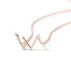 Collar de clavícula con letra W en plata de ley 925 para mujer, estilo japonés y coreano, sencillo, combinable, moderno, ligero, de lujo, estilo frío, nuevos accesorios transfronterizos.