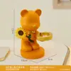 Wow House Diseño Original Lindo Oso Soporte para Reloj Almacenamiento Soporte de Carga para Reloj Adorno de Escritorio Mesita de Noche