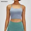 Sujetador Deportivo Cruzado para Fitness y Yoga Color Nude a Prueba de Impactos Push-Up Espalda Bonita Almohadilla Extraíble para el Pecho Tirante Camiseta Deportiva para Mujer C5238