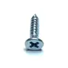 Nuevos Tornillos Autorroscantes de Cabeza Plana Estándar Tornillos para Madera de Zinc Azul y Blanco Tornillos de Alta Resistencia de Cabeza Phillips con Punta de Rosca para Madera M3.5 M4.2