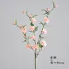 Buquê de Flor Artificial Camélia Italos de 3 Galhos, Nova Decoração para Casa Estilo Chinês, Arranjo de Chão para Casamento, Atacado Transfronteiriço