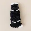 Nuevos estilos de otoño e invierno: calcetines largos engrosados con adorno de lazo para niñas, perfectos para Año Nuevo, proporcionando calor y actuando como calentadores de rodillas y piernas