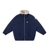 Chaqueta de Estilo Americano con Cuello de Piel de Águila de Montaña para Hombres y Mujeres Invierno 2025 Nuevo Holgado Cálido Engrosado Algodón Estilo Callejero Abrigo de Algodón