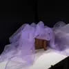 Tela de malla de hilo de niebla de hadas ins, suave, hecha a mano, bricolaje, color sólido, velo de encaje, tela de tul transparente para ropa