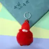 Nuevo llavero de peluche con colgante de muñeco de peluche de conejo perezoso de imitación, joyería bonita hecha a mano en stock, cabello rápido