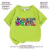 Nueva Camiseta de Manga Corta de Verano Class Garden 3 para Niños y Niñas, Ropa de Dibujos Animados para Paraíso, Tendencia de Media Manga
