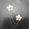 Recomendado en Xiaohongshu Calcetines de pata de gallo con flor de cinco pétalos, Decoraciones para equipaje, Accesorios de tela con borlas de camelia, Pegatinas de tela diy