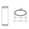 Tubería de PVC para Suministro de Agua de 1 pulgada Tubería de Plástico de 1 pulgada Accesorios para Tubería Tubería Recta Hueca Redonda Diámetro Interior de 32 mm 30 mm Se Puede Cortar Tubería Rígida
