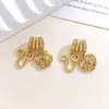 Accesorios Colgantes de Moda 2025 Diseño Tiktok Combinación de Letra y Estrella con Circonita Microincrustada Que No Se Desvanece