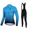 Nova camisa de ciclismo 2023 manga longa com fleece, traje de ciclismo fino, equipamento para ciclismo de estrada e mountain bike