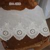 Hilo de Algodón de Alta Calidad Encaje Bordado Borde de Tela de Algodón Puro DIY Cortina Casera Empalme Ropa Falda Accesorios Decorativos Extendidos
