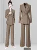 Traje de Otoño para Mujer Traje de Moda Elegante de Alta Gama Ropa de Trabajo para Gerente Ol Ropa de Trabajo Formal Profesional