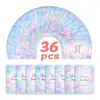 Conjunto de Cartões de Saudação Inspiradores em Aquarela Degradê, 36 Cartões de Autocuidado Sem Repetição, Materiais para Diário, Cartões Postais Decorativos