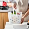 NSH 6324 cesta de baño portátil cesta de almacenamiento para artículos de aseo de baño cesta para artículos diversos del hogar cesta para snacks