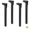 Patas Plegables para Gabinete de Tubo Cuadrado, Patas Telescópicas Colgantes para Gabinete de TV, Patas de Cama, Patas de Mesa, Patas de Sofá, Patas de Soporte Metálico para Mesa de Centro