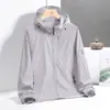 Ropa con Protección Solar UPF50+ Estilo Retro Japonés Hielo Seda para Hombres y Mujeres Verano Estilo Pareja Deportivo Casual Ligero con Capucha Protección Solar